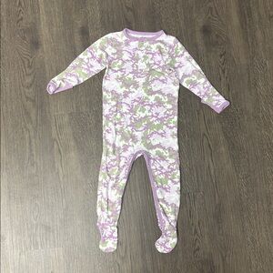 Sweet Bamboo 12-18mo Cozy Camo Kids Footie. Excellent cndtn. 15%offw2+bndle.